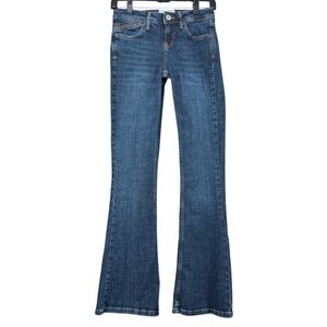 BDG Urban Outfitters Flare Jeans Women 25W Cotton Blend Blue Dark Wash
